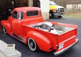Illustration for article titled For $39,500, This Custom 1949 Chevy Five-Window Is UnreeeelÂ